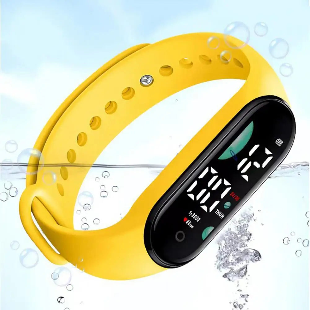 M9 Waterproof LED Touch Control Digital Sports Watch - Unisex Multifunctional Wrist Bracelet for Adults/Unisex and Kids