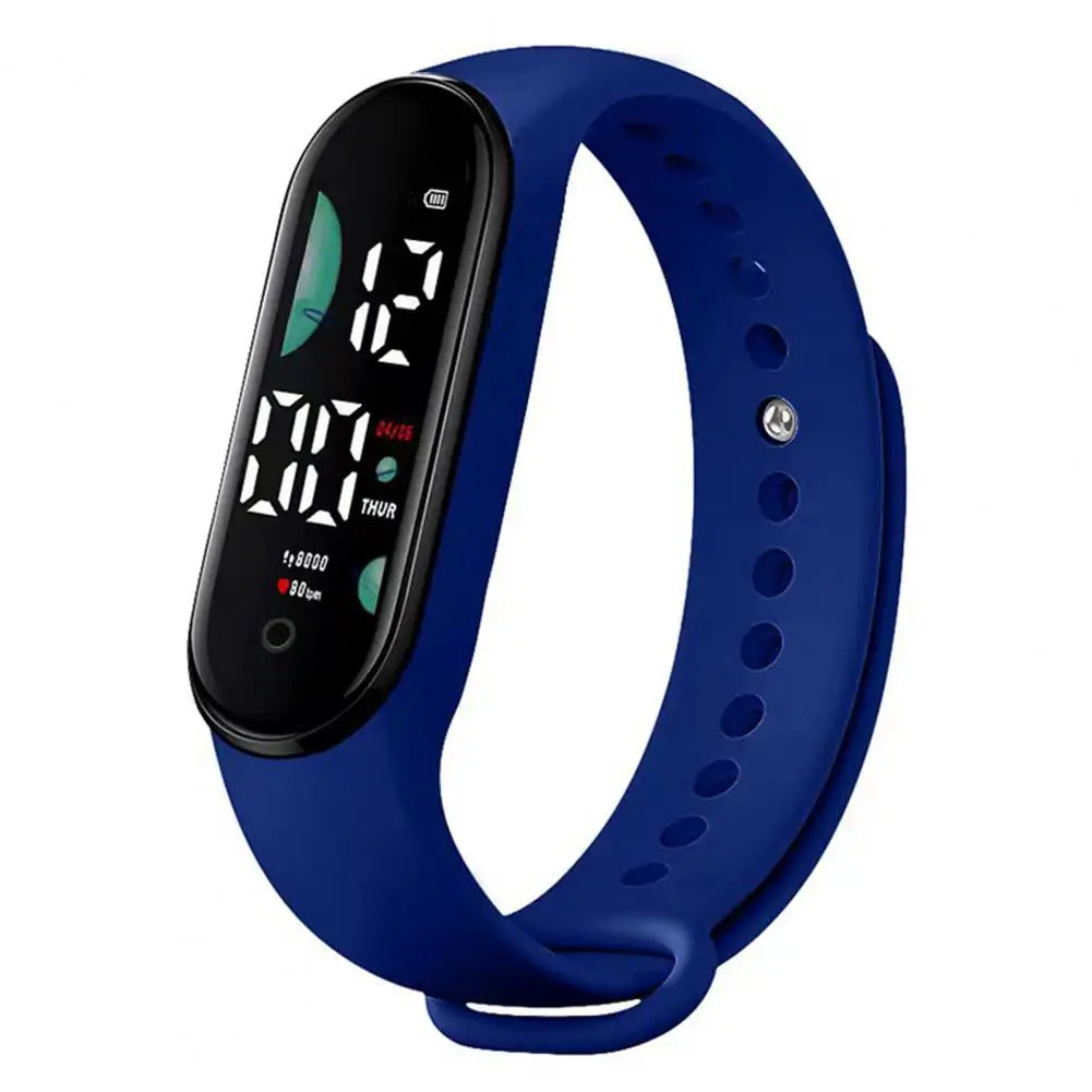 M9 Waterproof LED Touch Control Digital Sports Watch - Unisex Multifunctional Wrist Bracelet for Adults/Unisex and Kids